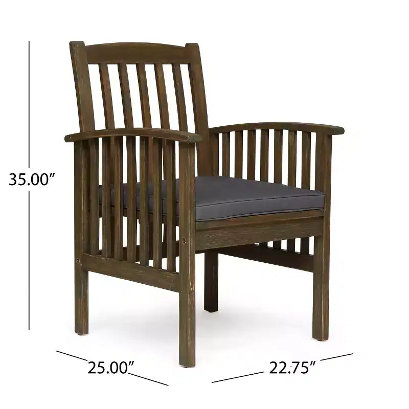 MAYEERTY Lot de 2 chaises de salle à manger avec 2 coussins souples confortables pour la salle à manger et les repas en famille