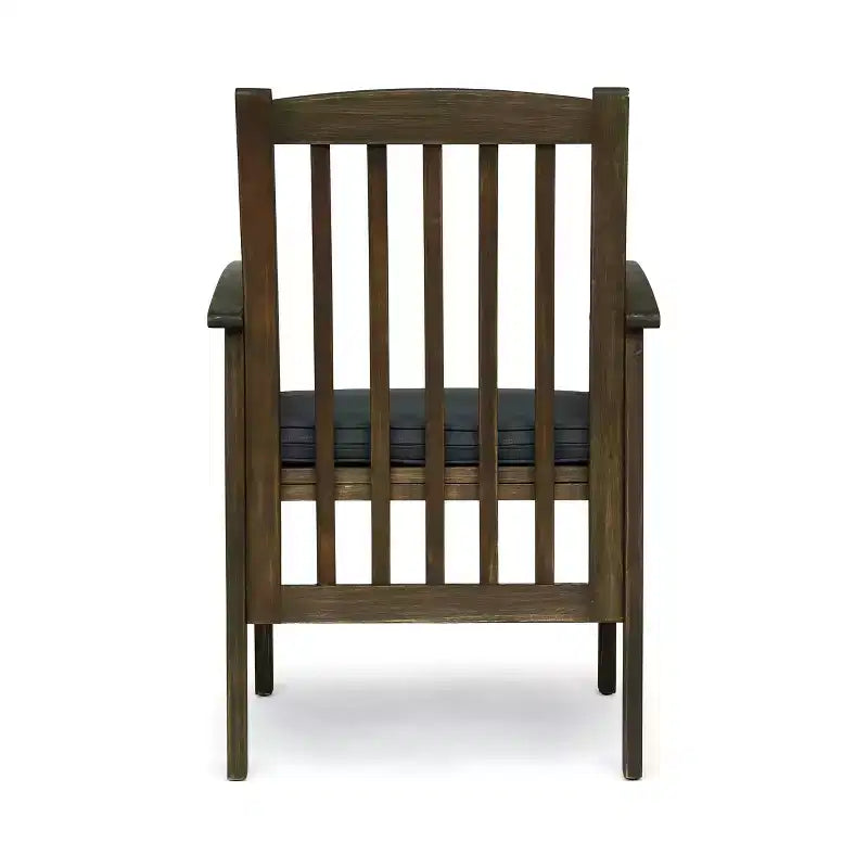 MAYEERTY Lot de 2 chaises de salle à manger avec 2 coussins souples confortables pour la salle à manger et les repas en famille