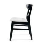 Ensemble de salle à manger 5 pièces Jinna Mid-Century Modern Christopher Knight Home en hévéa avec chaises rembourrées