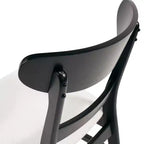 Ensemble de salle à manger 5 pièces Jinna Mid-Century Modern Christopher Knight Home en hévéa avec chaises rembourrées