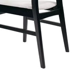 Ensemble de salle à manger 5 pièces Jinna Mid-Century Modern Christopher Knight Home en hévéa avec chaises rembourrées
