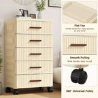 Chariot de rangement à tiroirs en plastique, 4/5 tiroirs, rangement domestique, conteneur de rangement roulant, unité de rangement verticale pour chambre, salon, bureau