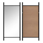 Miroir à cadre en bois massif de style échelle PexFix de 31 po l. x 71 po H, marron