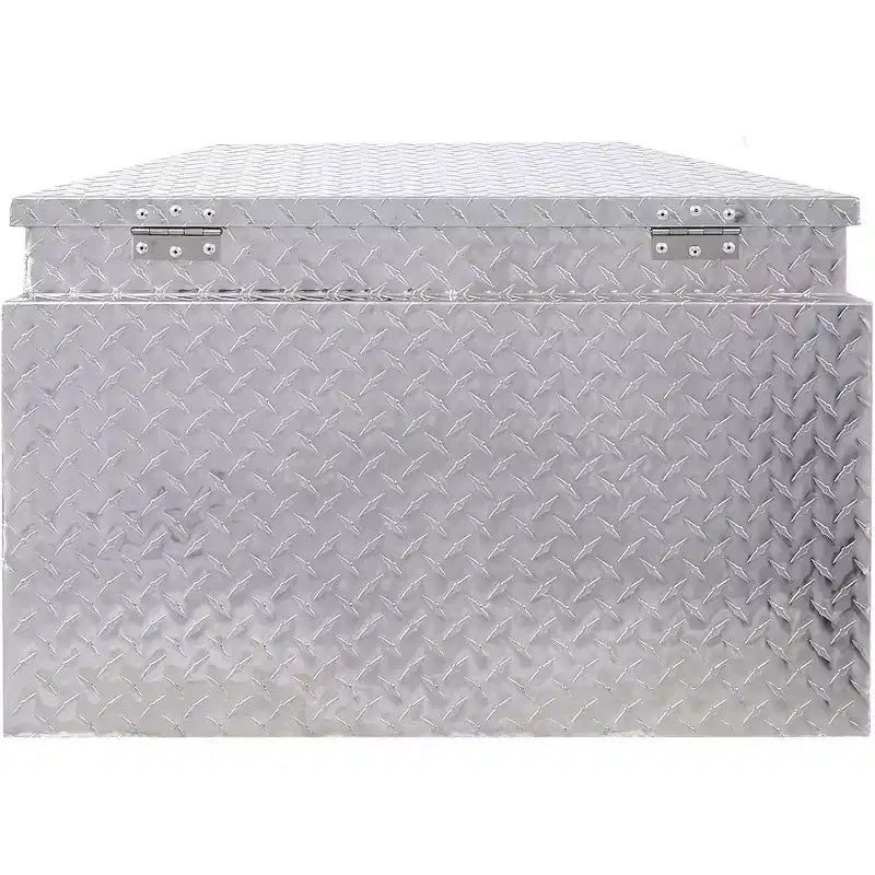Acekool 29 Caisse à outils en aluminium pour benne de camion, Organisateur de rangement robuste avec serrure, Boîte à outils polyvalente pour remorque et camping-car, 29x16,5x18,5