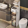 Acekool Ultra-Slim Bathroom Storage Cabinet, Narrow Organizer with Wheels, Modern Drawer Design for Bathroom, Laundry, Kitchen, Office