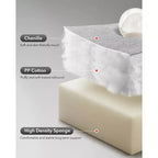 Fauteuil inclinable pivotant Acekool avec rotation à 360°, bascule à 30° et inclinaison à 135°, revêtement en chenille et cadre en acier pour petits espaces