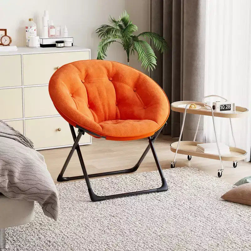 Chaise à fleurs d'intérieur en coton et fer - Chaise d'intérieur confortable, chaise décorative