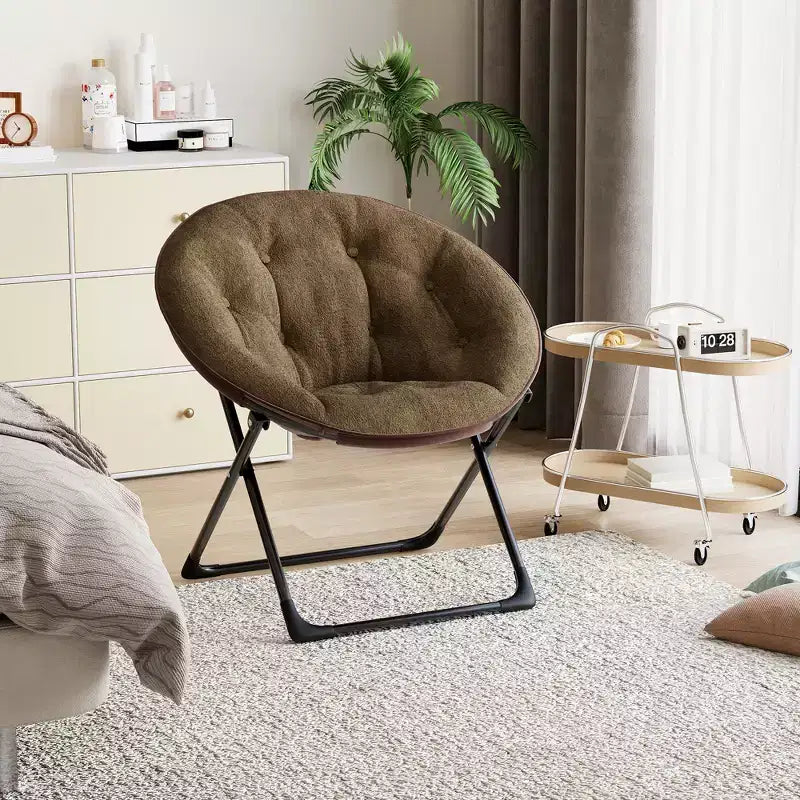 Chaise à fleurs d'intérieur en coton et fer - Chaise d'intérieur confortable, chaise décorative