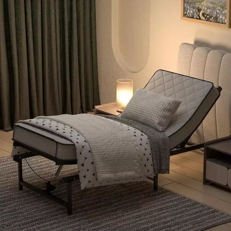Sandinrayli Sommier électrique réglable avec télécommande, Twin XL