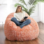 Pouf Géant Doux et Moelleux GustoWave avec Accoudoir pour Lecture Salon