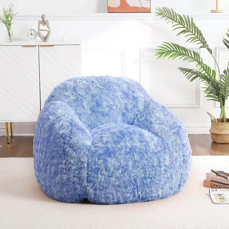 Pouf Géant Doux et Moelleux GustoWave avec Accoudoir pour Lecture Salon