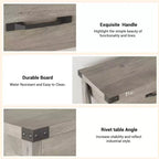 Schmal Console Table avec 2 Tiroirs, 110x30x80cm Table d'entrée avec Étagère, Table Basse Style Moderne Cadre Métallique