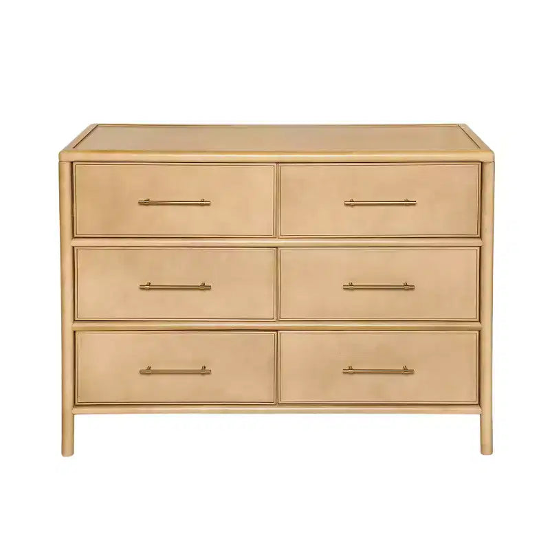 Christopher Knight Home Citlali Armoire de Rangement 6 Tiroirs en Bois d'Acacia Vintage 122 cm