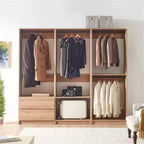HomeStock Prosper Système de placard en bois autoportant type dressing