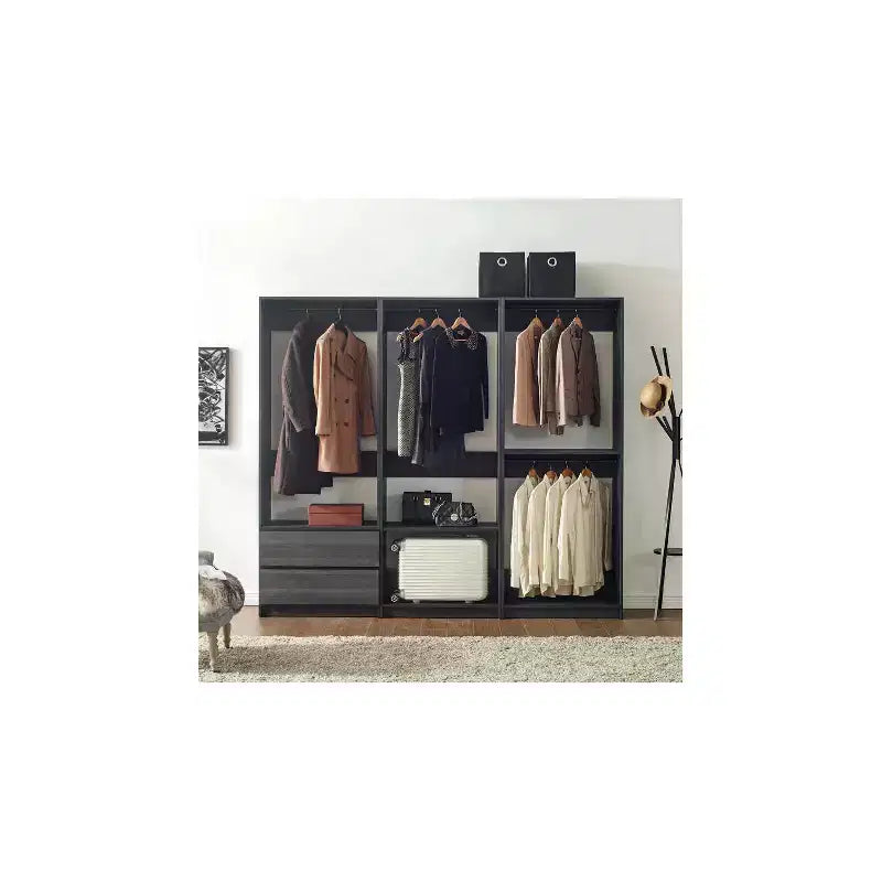 HomeStock Prosper Système de placard en bois autoportant type dressing