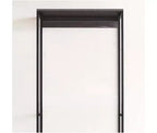 HomeStock Système de rangement pour placard en bois composite noir 77,7 po H x 31,5 po L avec bacs de rangement pour un rangement universel