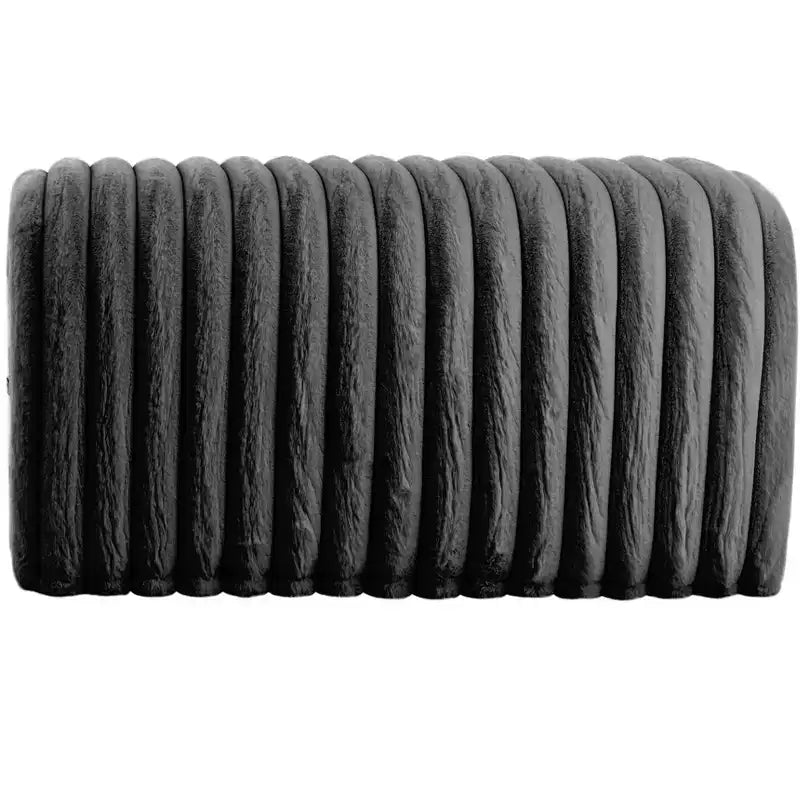 Banc de rangement ottoman TUYOHW, banc en velours côtelé pour animaux de compagnie, nid de chat à cacher pour le salon, l'entrée et la chambre à coucher, noir