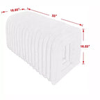 Banc de rangement ottoman TUYOHW, banc en velours côtelé pour animaux de compagnie, nid de chat à cacher pour le salon, l'entrée et la chambre à coucher, noir