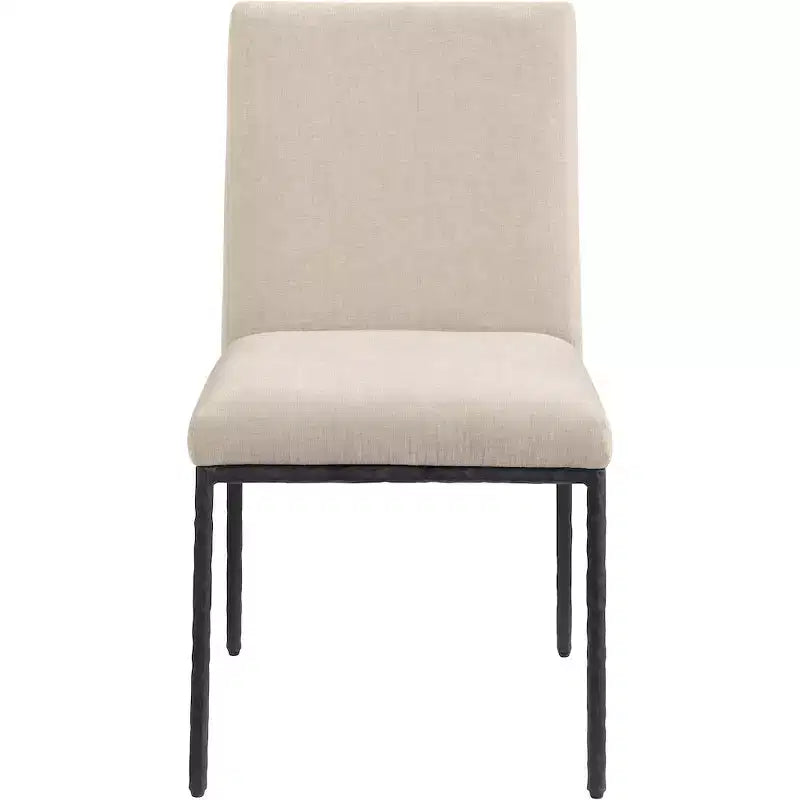 Meridian Furniture, Chaises de salle à manger Reeves en tissu chenille, lot de 2
