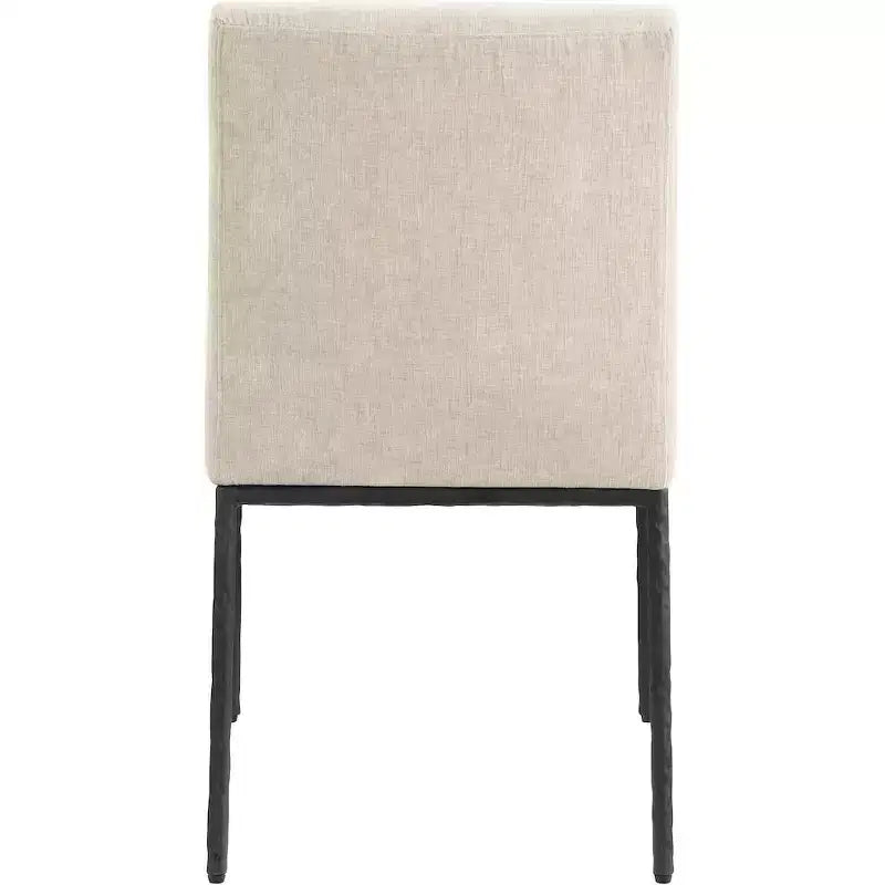 Meridian Furniture, Chaises de salle à manger Reeves en tissu chenille, lot de 2