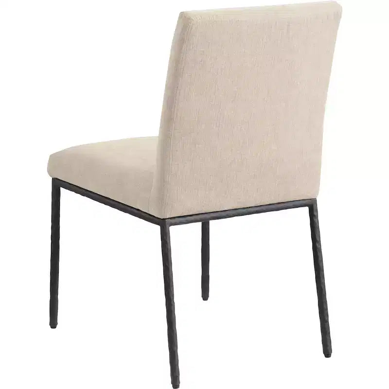 Meridian Furniture, Chaises de salle à manger Reeves en tissu chenille, lot de 2