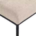 Meridian Furniture, Chaises de salle à manger Reeves en tissu chenille, lot de 2