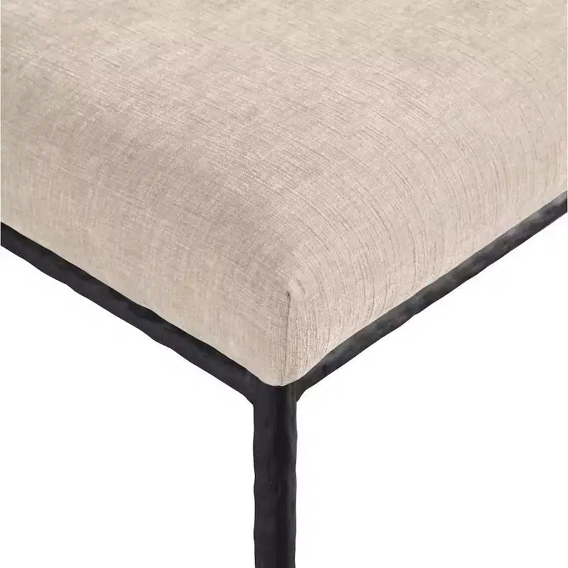 Meridian Furniture, Chaises de salle à manger Reeves en tissu chenille, lot de 2