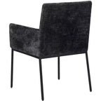 Meridian Furniture, Chaises de salle à manger Reeves en tissu chenille, lot de 2