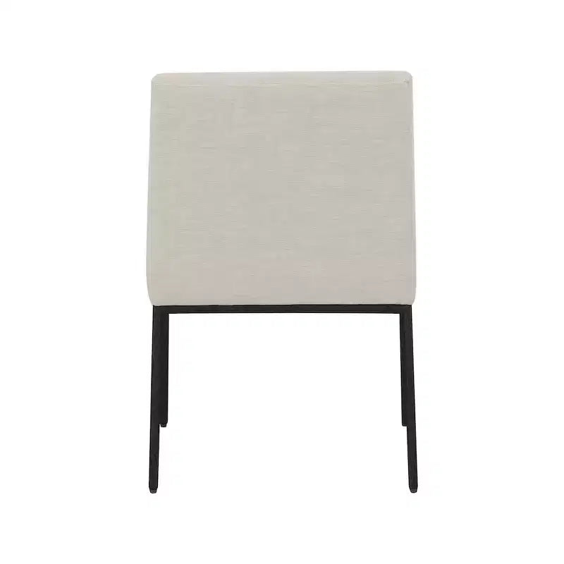 Meridian Furniture, Chaises de salle à manger Reeves en tissu chenille, lot de 2