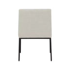 Meridian Furniture, Chaises de salle à manger Reeves en tissu chenille, lot de 2