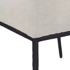 Meridian Furniture, Chaises de salle à manger Reeves en tissu chenille, lot de 2