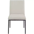 Meridian Furniture, Chaises de salle à manger Reeves en tissu chenille, lot de 2