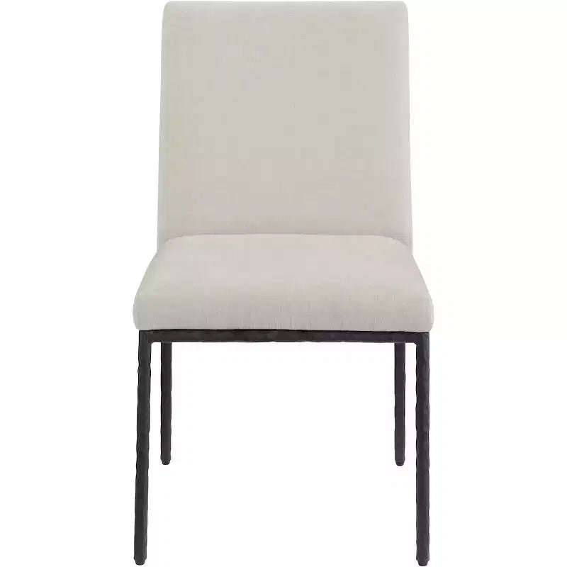 Meridian Furniture, Chaises de salle à manger Reeves en tissu chenille, lot de 2