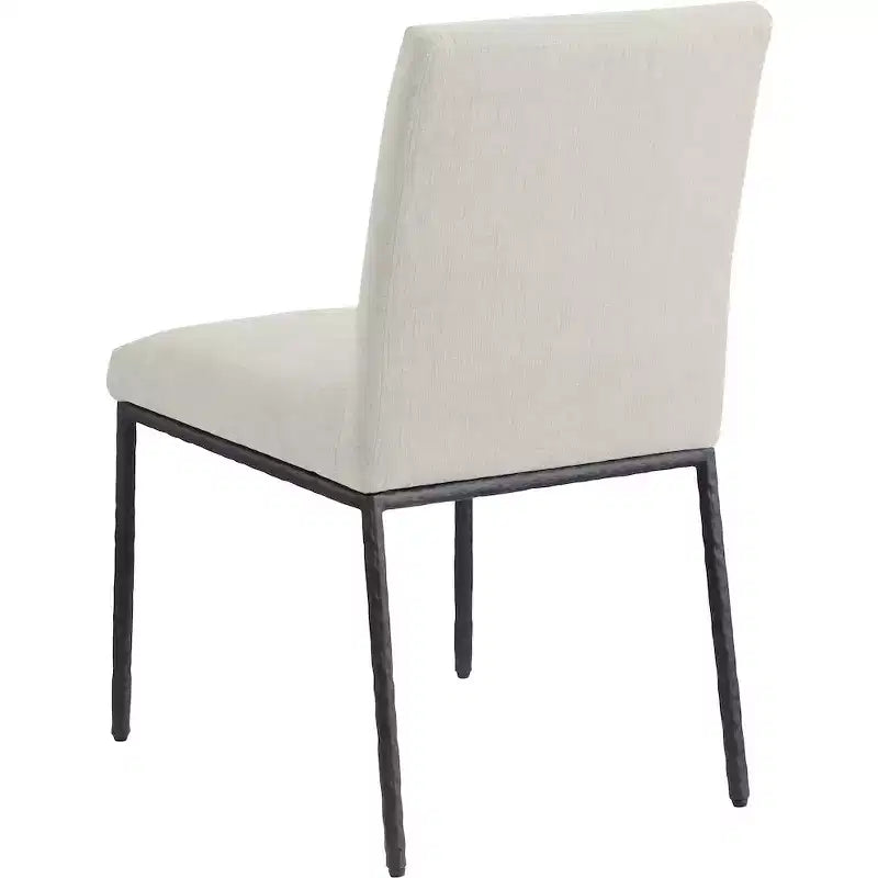 Meridian Furniture, Chaises de salle à manger Reeves en tissu chenille, lot de 2