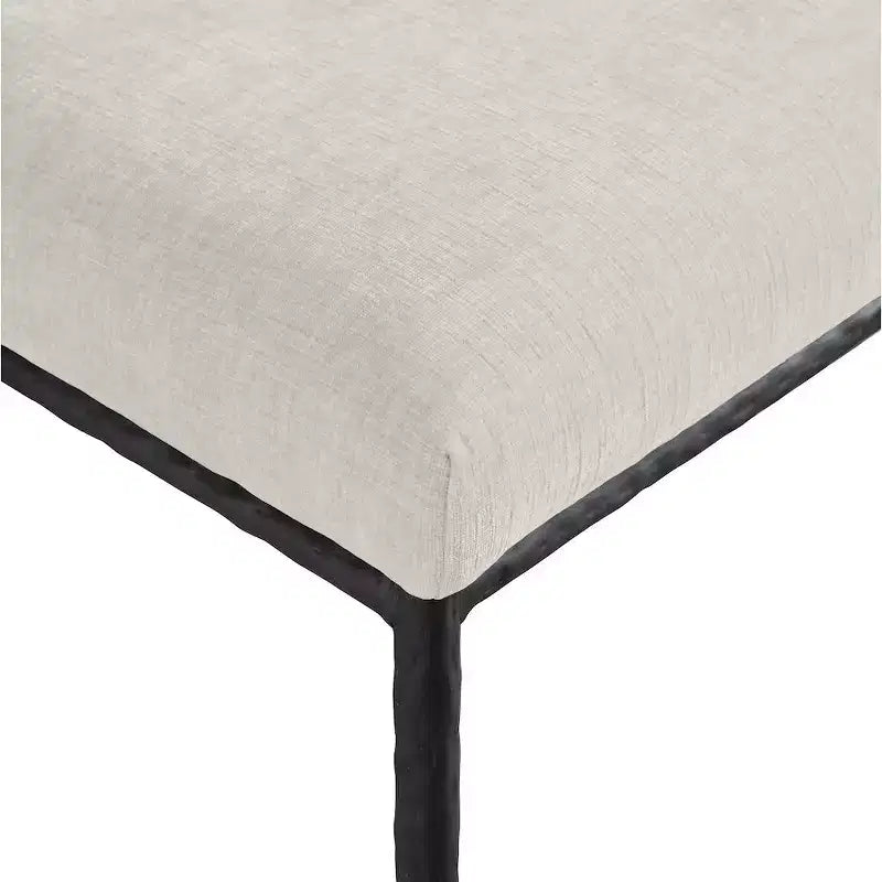 Meridian Furniture, Chaises de salle à manger Reeves en tissu chenille, lot de 2