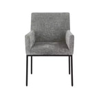 Meridian Furniture, Chaises de salle à manger Reeves en tissu chenille, lot de 2