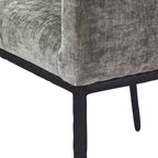 Meridian Furniture, Chaises de salle à manger Reeves en tissu chenille, lot de 2