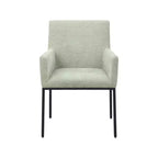 Meridian Furniture, Chaises de salle à manger Reeves en tissu chenille, lot de 2