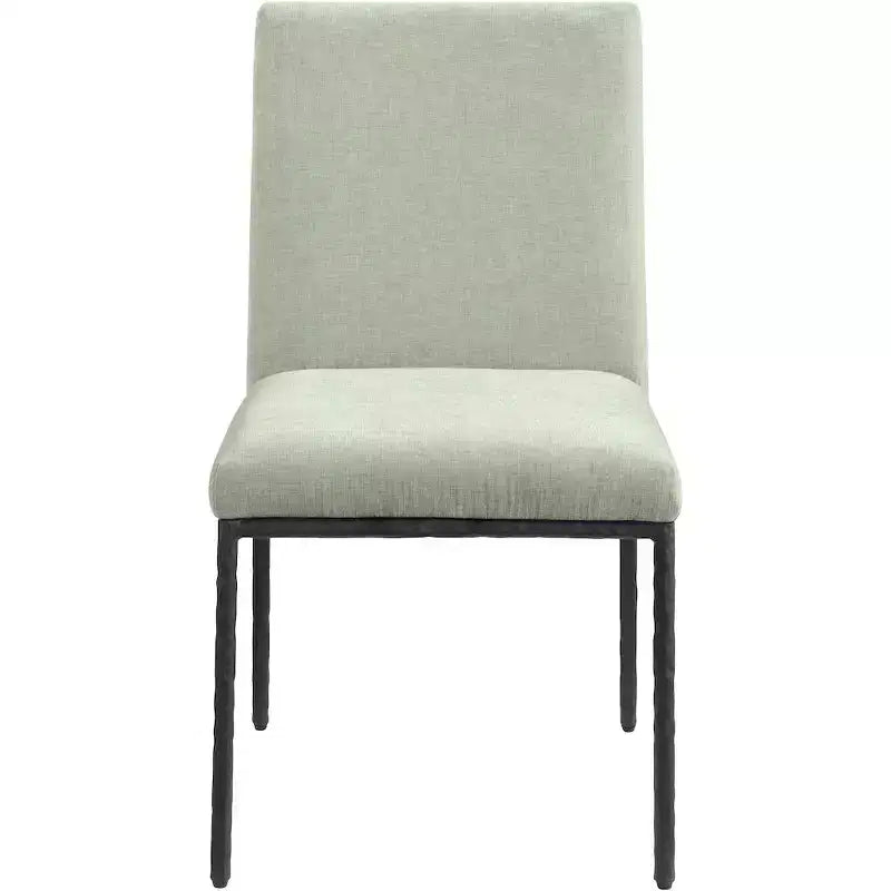 Meridian Furniture, Chaises de salle à manger Reeves en tissu chenille, lot de 2
