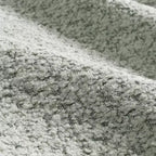 Canapé modulable en L de 110", avec assise extra-large, coussin à tirette, pouf et revêtement en tissu bouclé, 4 places