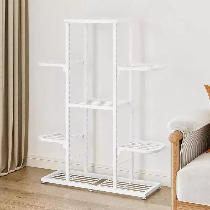 Étagère à Plantes d'Intérieur, Support à Plantes Étagé – pour les Amateurs de Plantes et les Passionnés de Bricolage, Parfait pour le Salon, le Balcon et le Jardin – Organisation Générale