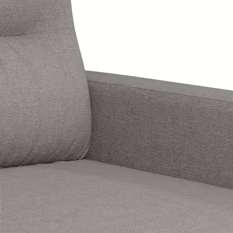 vidaXL Fauteuil gris clair, tissu respirant et durable, structure stable et robuste, expérience d'assise confortable, design moderne