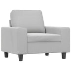 vidaXL 2-seater Sofa Light grey