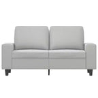 vidaXL Canapé 2 places Gris clair
