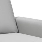 vidaXL Canapé 2 places Gris clair