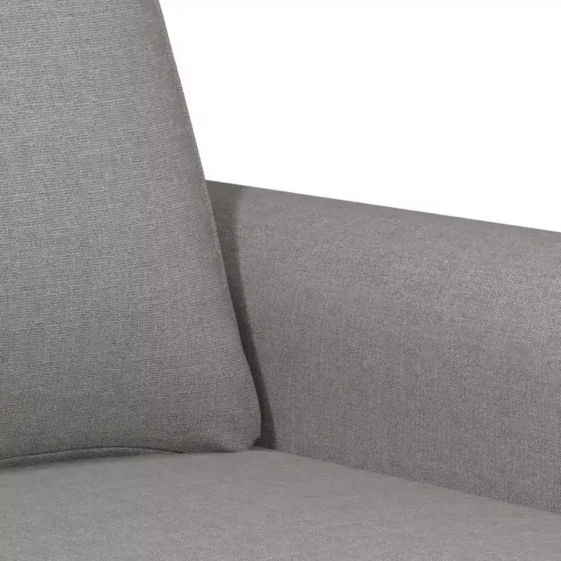 vidaXL Fauteuil Gris clair Polyester (tissu), métal, contreplaqué