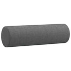 vidaXL Ensemble canapé en tissu gris foncé - Meubles de salon modernes 2 pièces - Comprend un canapé 2 places, un canapé 3 places, des coussins décoratifs et des coussins d'assise