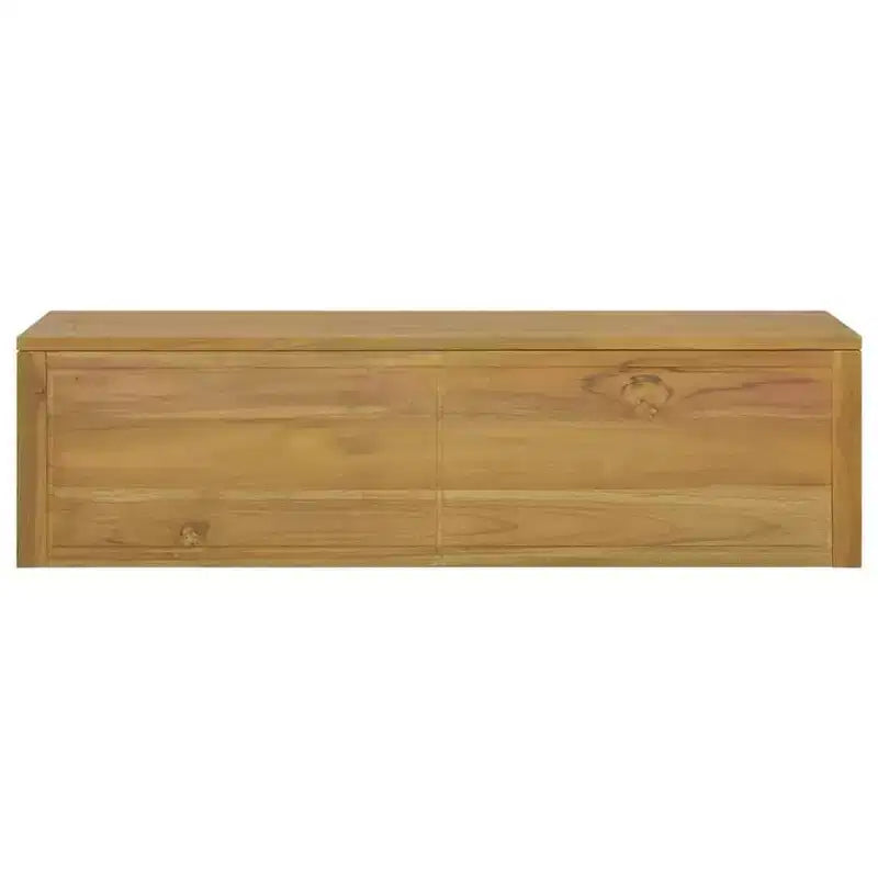 vidaXL Meuble de salle de bain Teck massif Teck naturel
