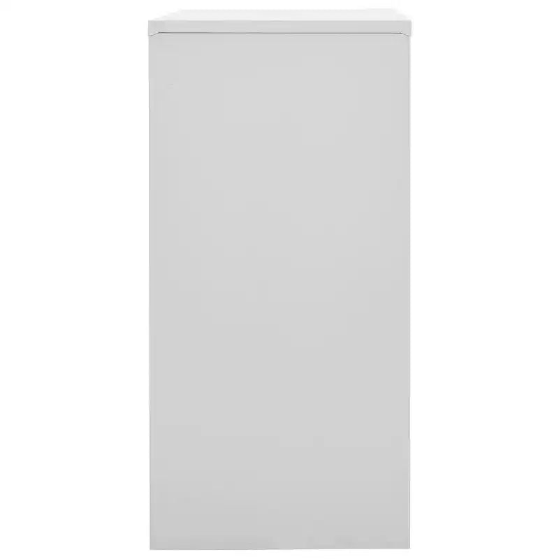 vidaXL Lot d'armoires de Rangement, Organiseur de Sécurité en Acier pour Écoles, Bureaux, Gris et Bleu, Montage Facile Requis, 5 pièces