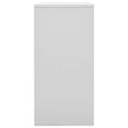 vidaXL Lot d'armoires de Rangement, Organiseur de Sécurité en Acier pour Écoles, Bureaux, Gris et Bleu, Montage Facile Requis, 5 pièces